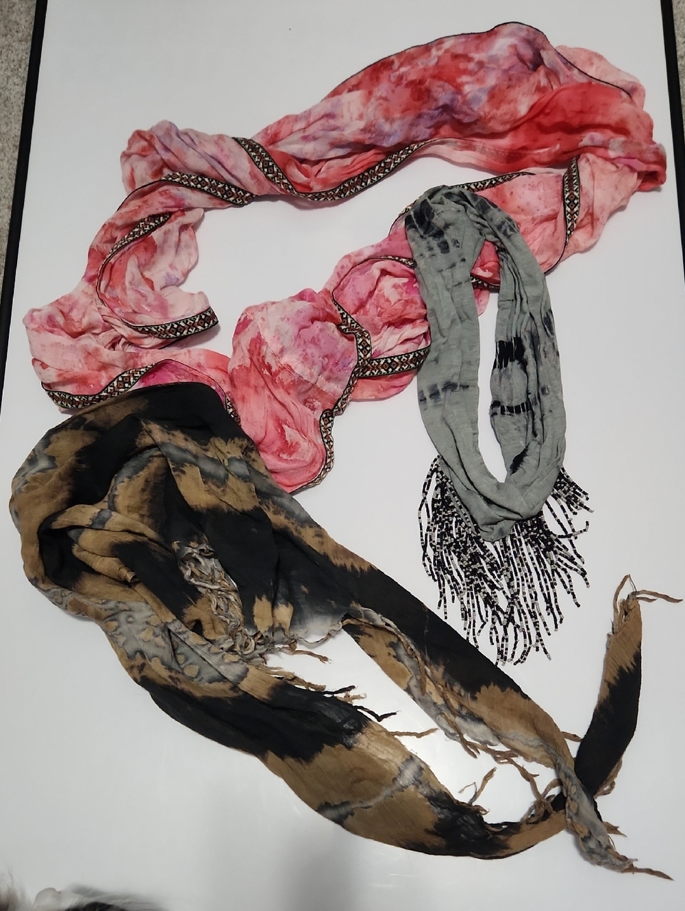 Tie-dye Scarf Bundle (3)